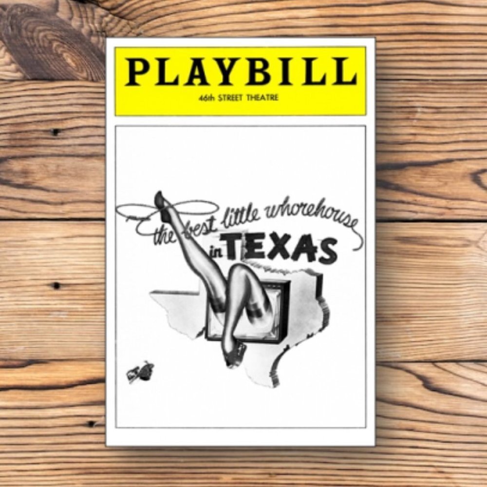 The Best Little Whorehouse In Texas Playbill Broadway Refrigerator Fridge Magnet